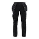 Blaklader Women's Craftsman Trousers with Stretch 7130 #colour_black-black