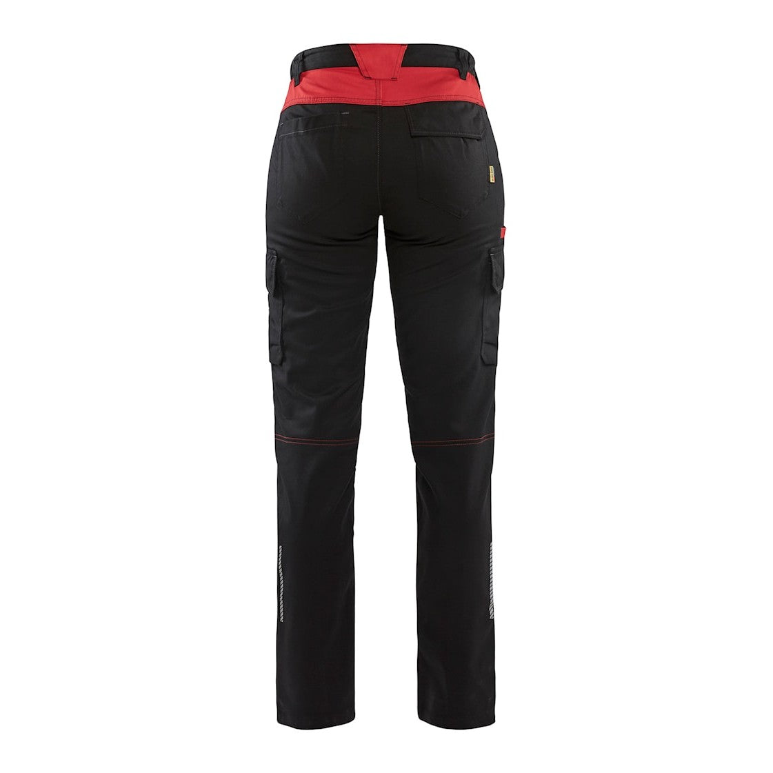 Blaklader Women's Industry Trousers Stretch 7144 #colour_black-red