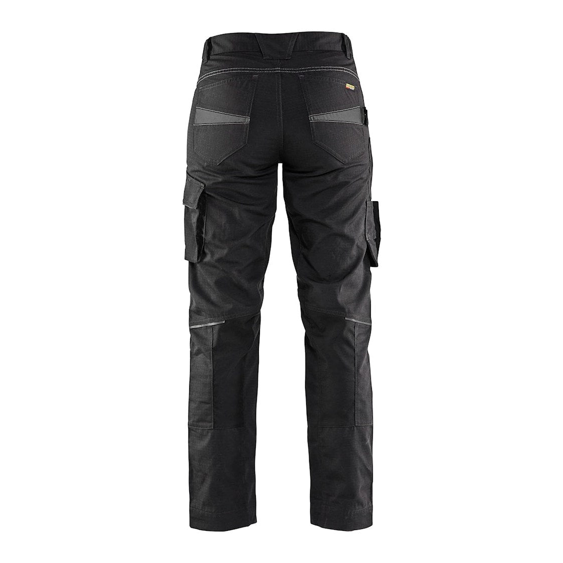 Blaklader Women's Service Trousers with Stretch 7195 #colour_black-dark-grey