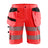 Blaklader Women's Hi-Vis Shorts with Stretch 7186 #colour_red-hi-vis