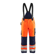 Blaklader Hi-Vis Winter Trousers 1885 - Hi-Vis Orange/Navy Blue