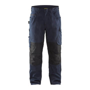Blaklader Service Trousers with Stretch 1495 #colour_dark-navy-black
