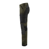 Blaklader 4-Way-Stretch Service Trousers 1422 - Dark Olive Green/Black
