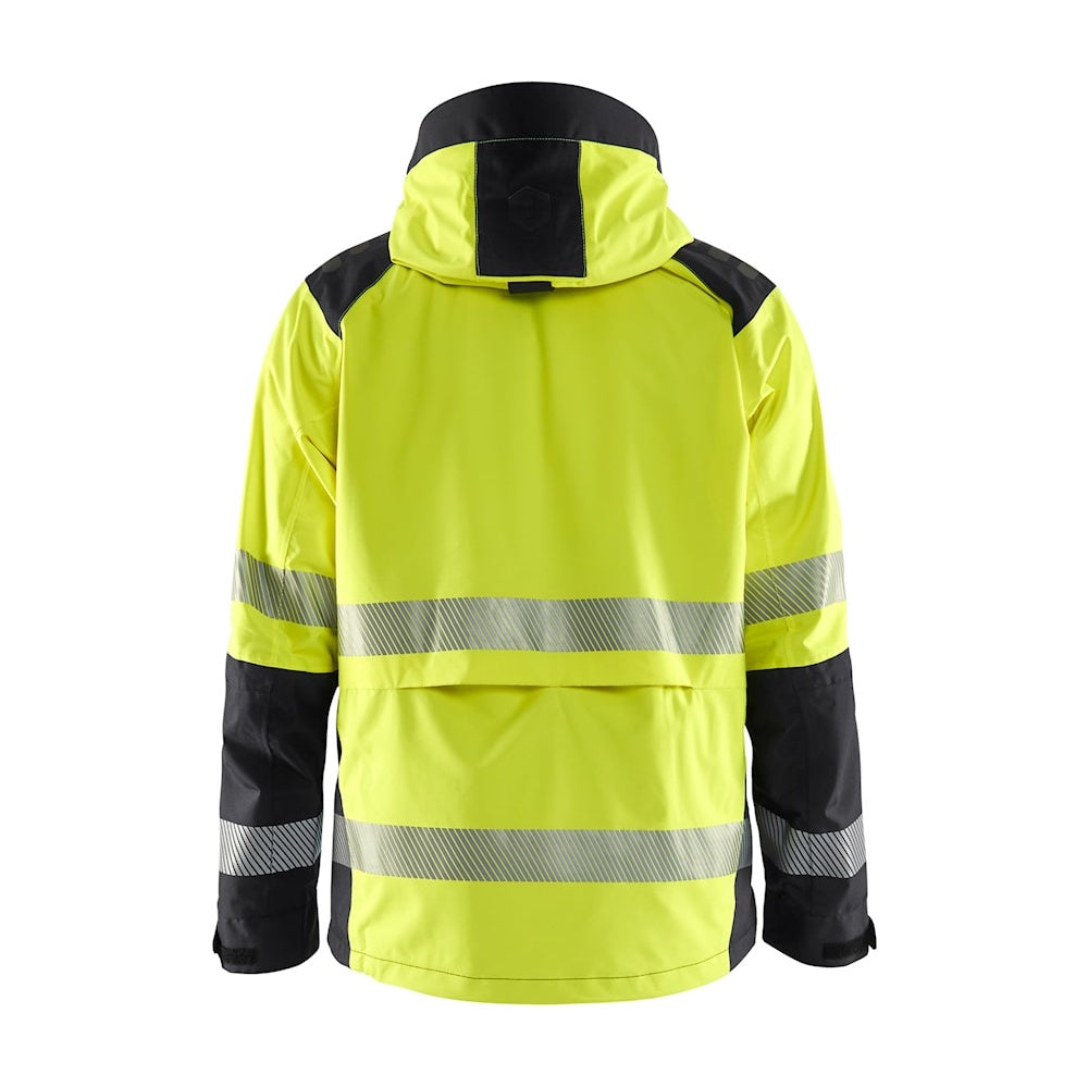 Blaklader Shell Jacket Hi-Vis 4435 #colour_hi-vis-yellow-black