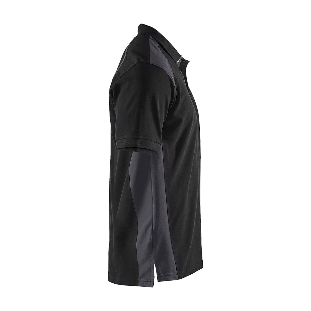 Blaklader Polo Shirt 3324 #colour_black-mid-grey