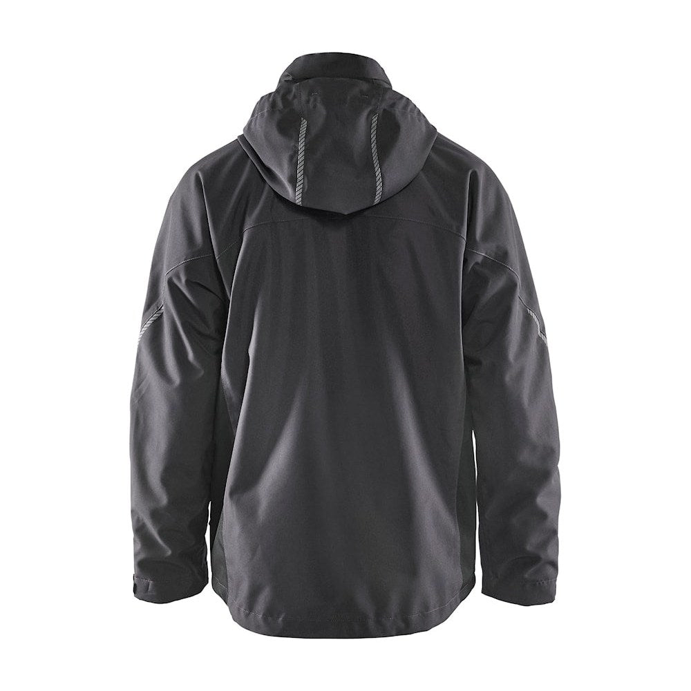 Blaklader Lightweight Lined Functional Jacket 4890 #colour_mid-grey-black