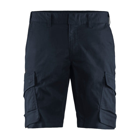 Blaklader Industry Shorts Stretch 1446 #colour_dark-navy-black