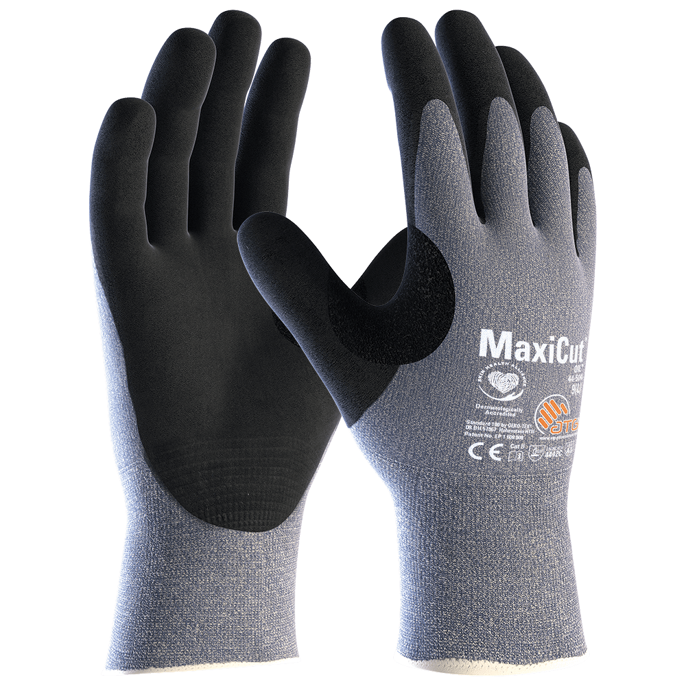 Maxicut Oil Grip Palm Coated Cut 4C Gloves