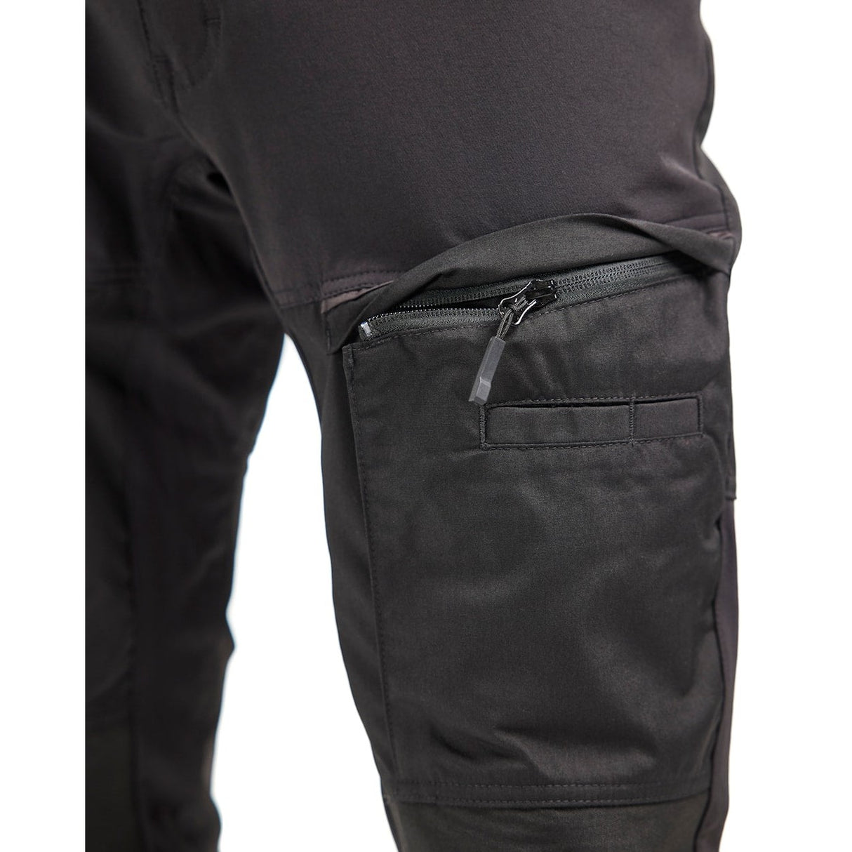 Blaklader Service Trousers with Stretch 1456 #colour_black-dark-grey