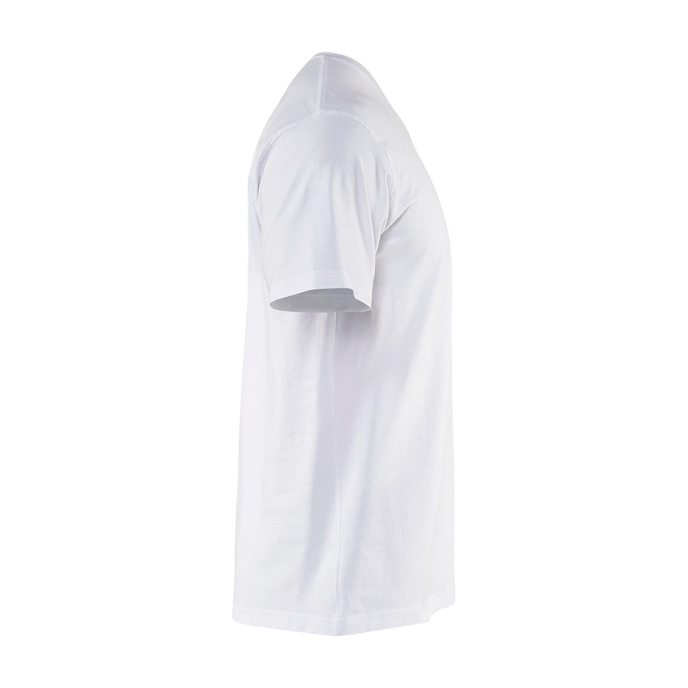 Blaklader T-Shirt, V-Neck 3360 #colour_white