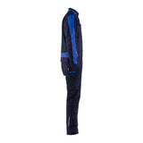 Blaklader Industry Overalls Stretch 6144 #colour_navy-blue-cornflower-blue