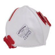 Sealey Valved Fold Flat Mask FFP3 - Pack of 10