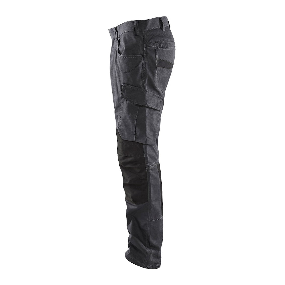 Blaklader Service Trousers with Stretch 1495 #colour_mid-grey-black