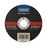 Draper Tools Flat Stone Cutting Disc, 115 x 2.5 x 22.23mm