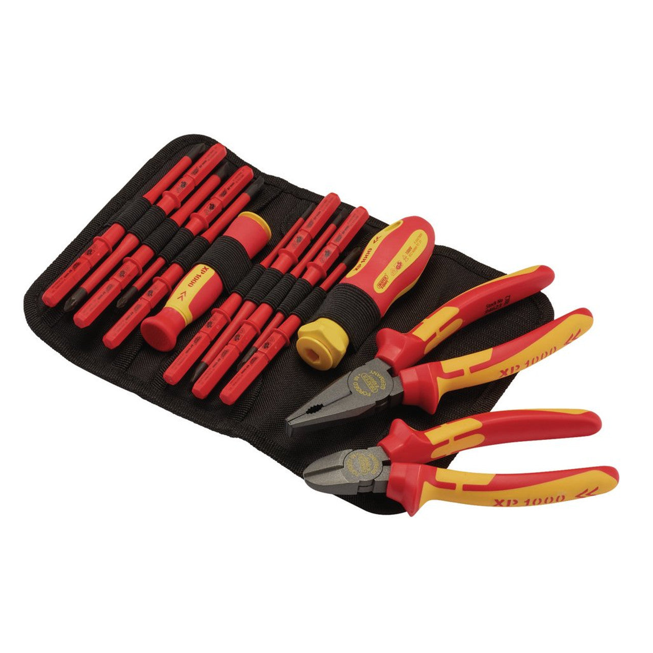 Draper Tools XP1000® VDE Slimline Interchangeable Screwdriver and Pliers Set (14 Piece)