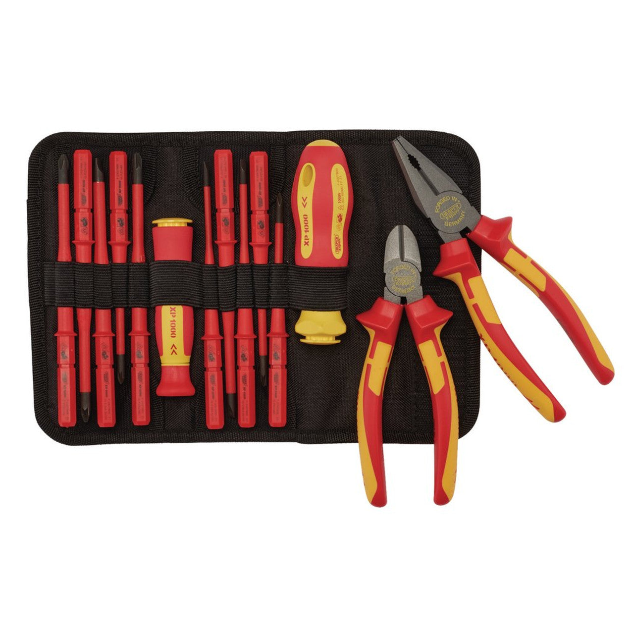 Draper Tools XP1000® VDE Slimline Interchangeable Screwdriver and Pliers Set (14 Piece)