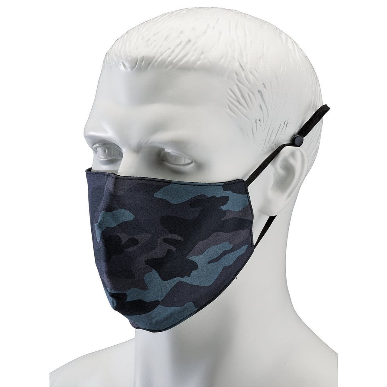Draper Tools Camo Fabric Resuable Face Masks, Blue (Pack Of 2)
