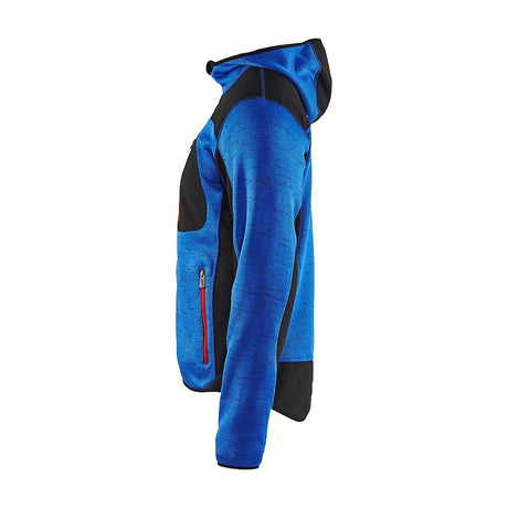 Blaklader Knitted Jacket 4930 #colour_cornflower-blue-black