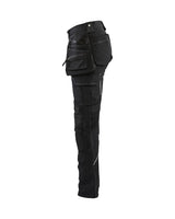 Blaklader Women's 4-Way Stretch Craftsman Trousers 7198 #colour_black