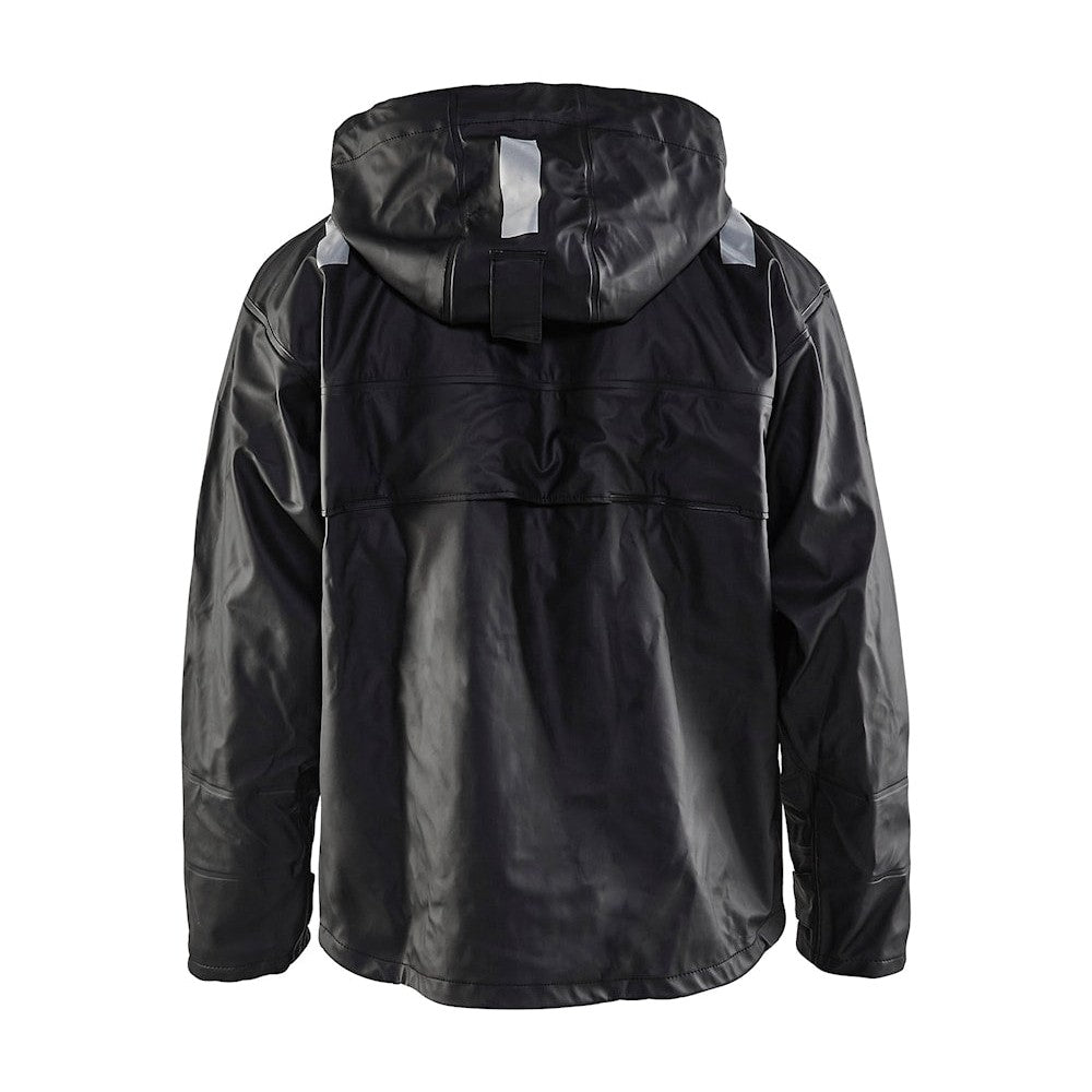 Blaklader Rain Jacket Hi-Vis Level 2 4302 #colour_black