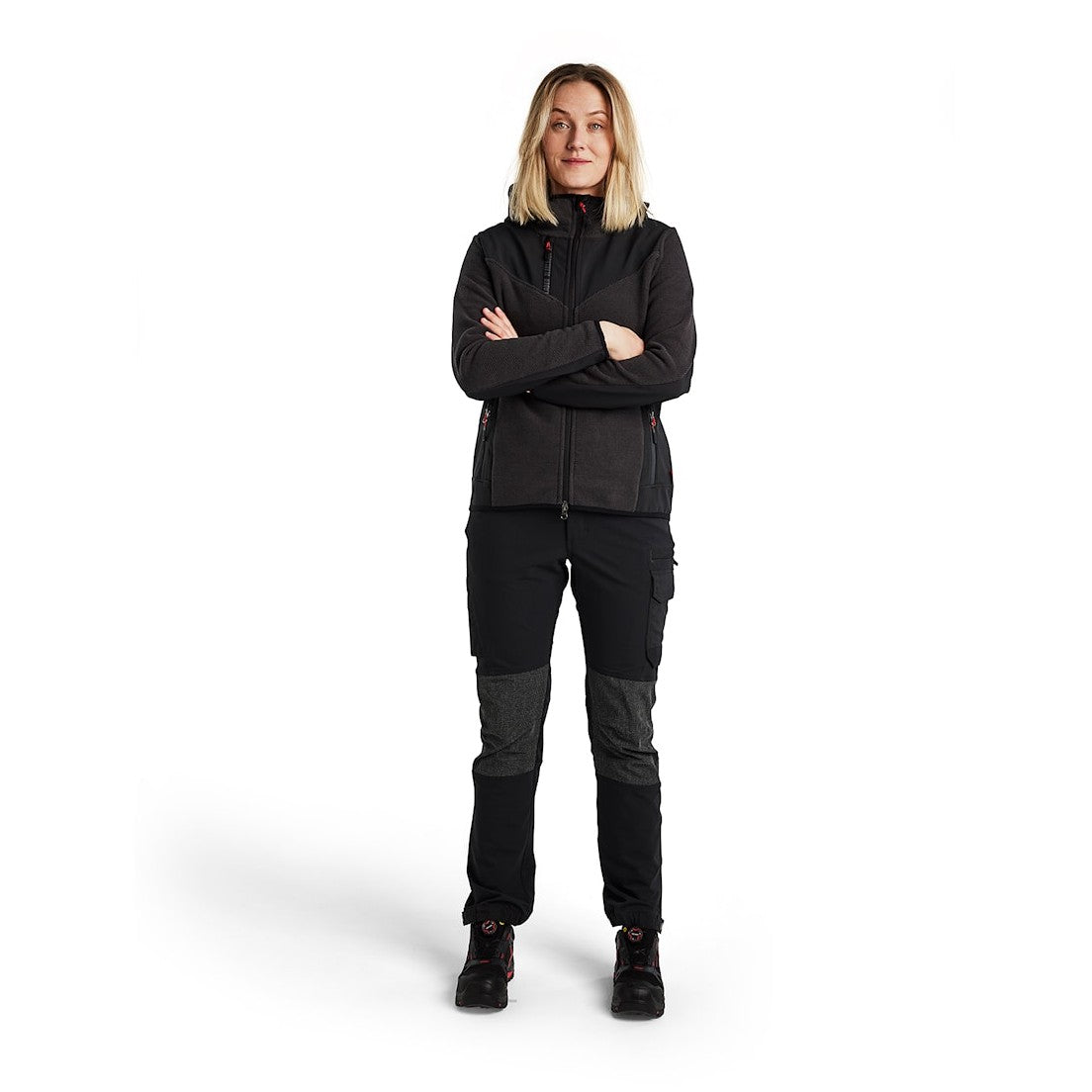 Blaklader Knitted Women's Jacket 5941 #colour_dark-grey-black