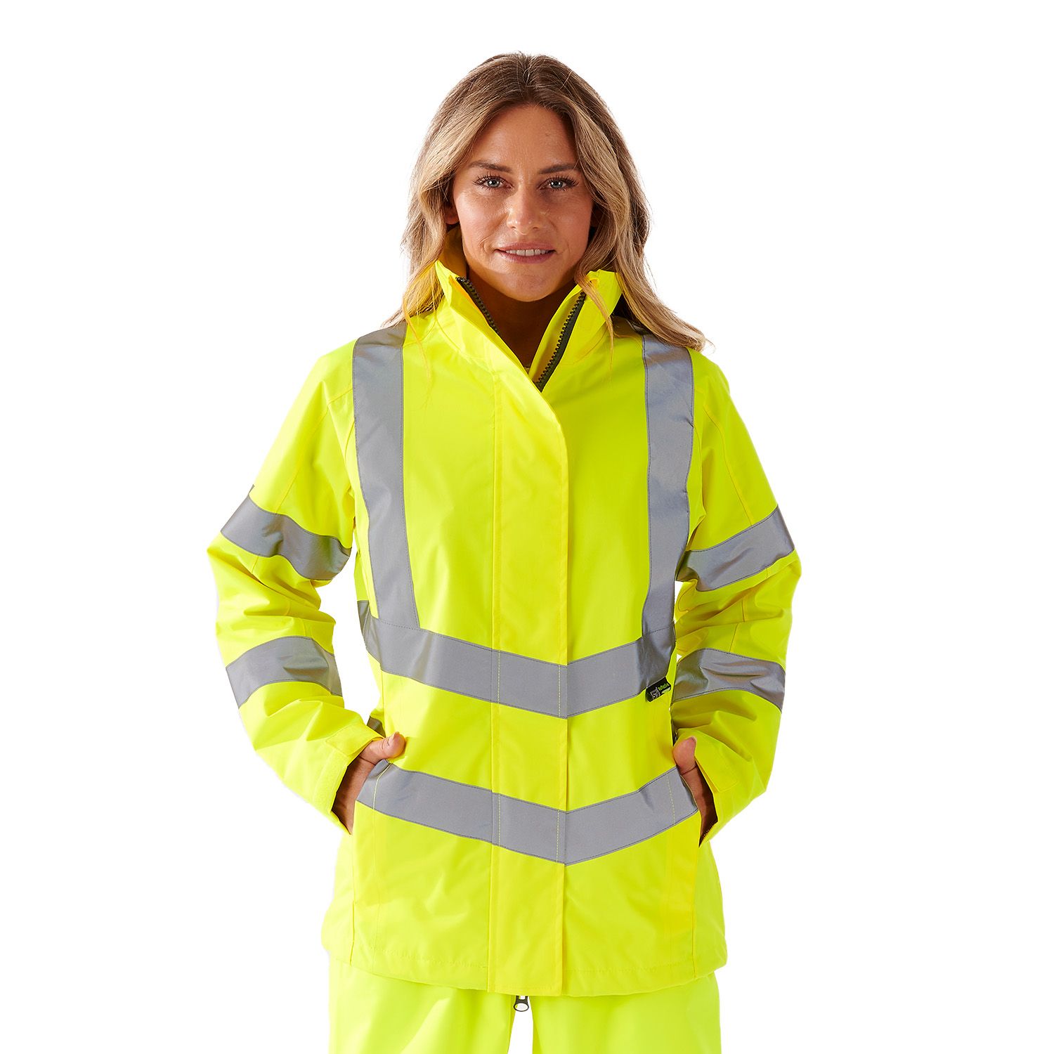 Supertouch Ladies Hi Vis Yellow Sophia Lightweight Jacket