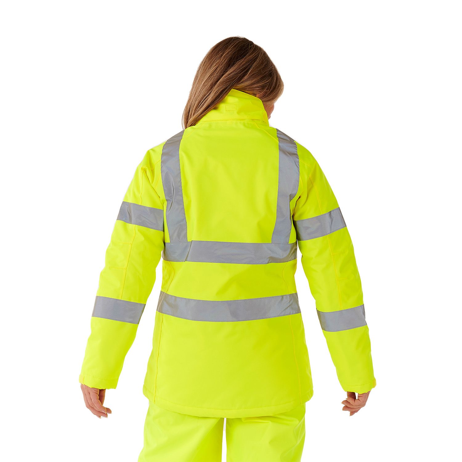 Supertouch Ladies Hi Vis Yellow Kamela Padded Jacket