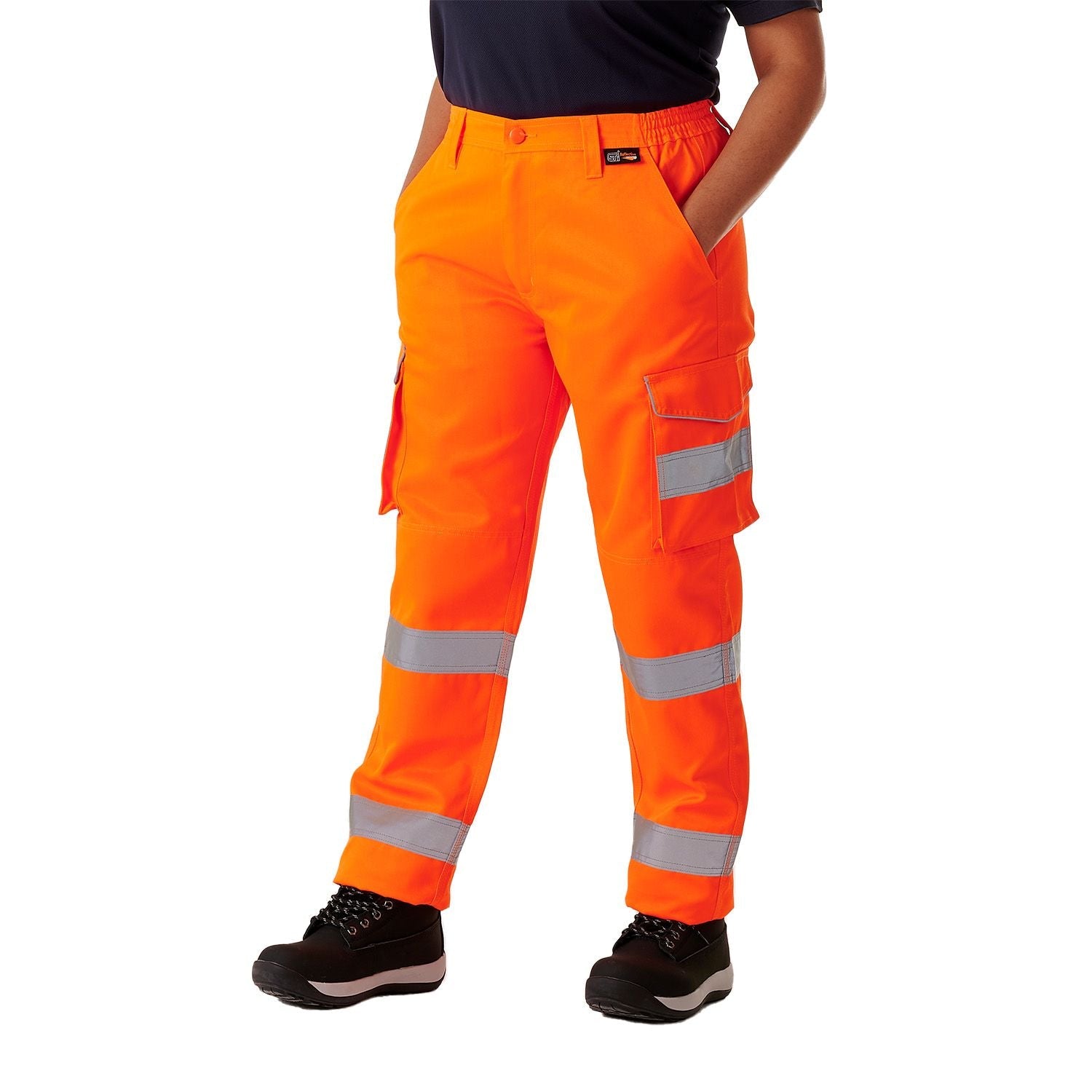Supertouch Ladies Hi Vis Orange Hana Combat Trouser