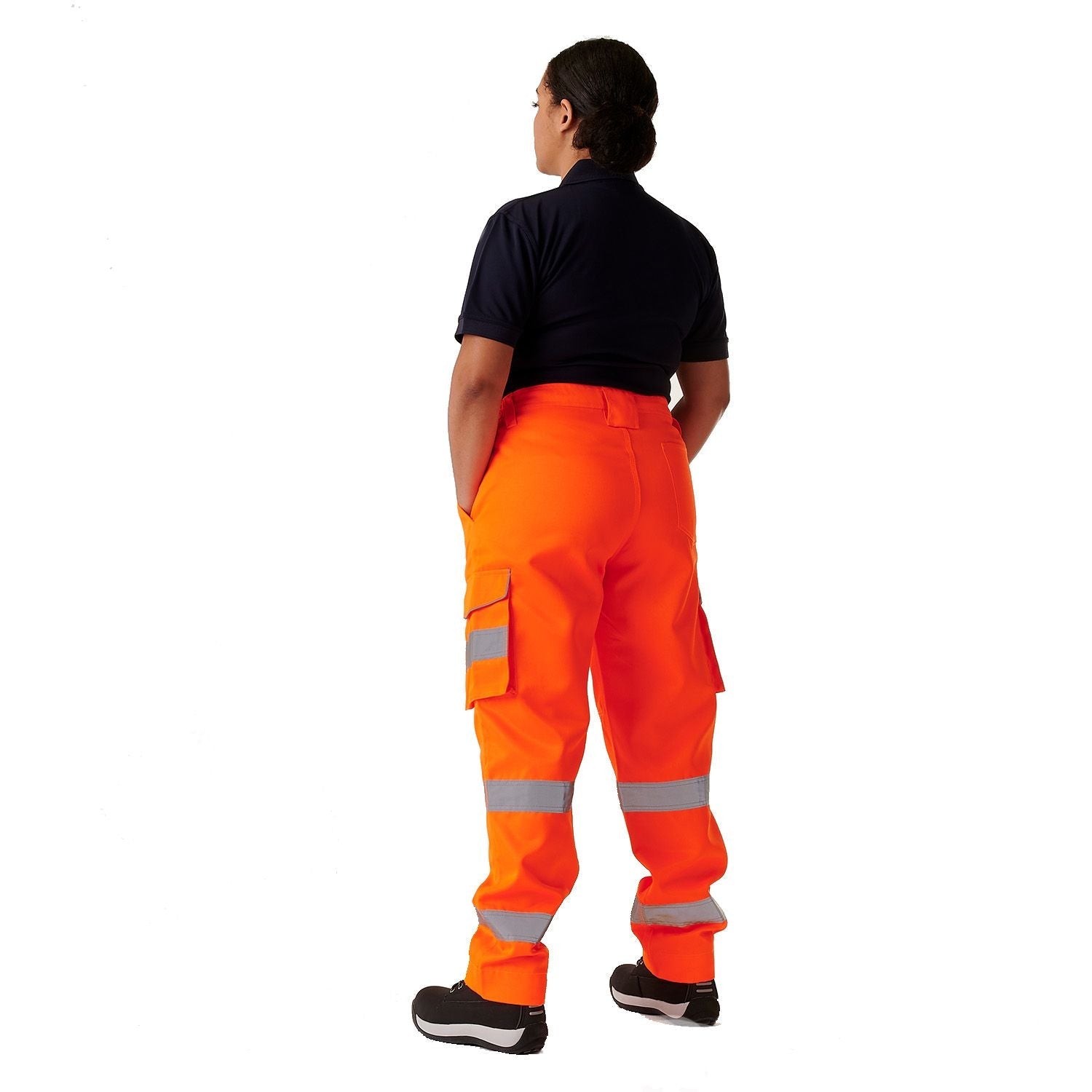 Supertouch Ladies Hi Vis Orange Hana Combat Trouser