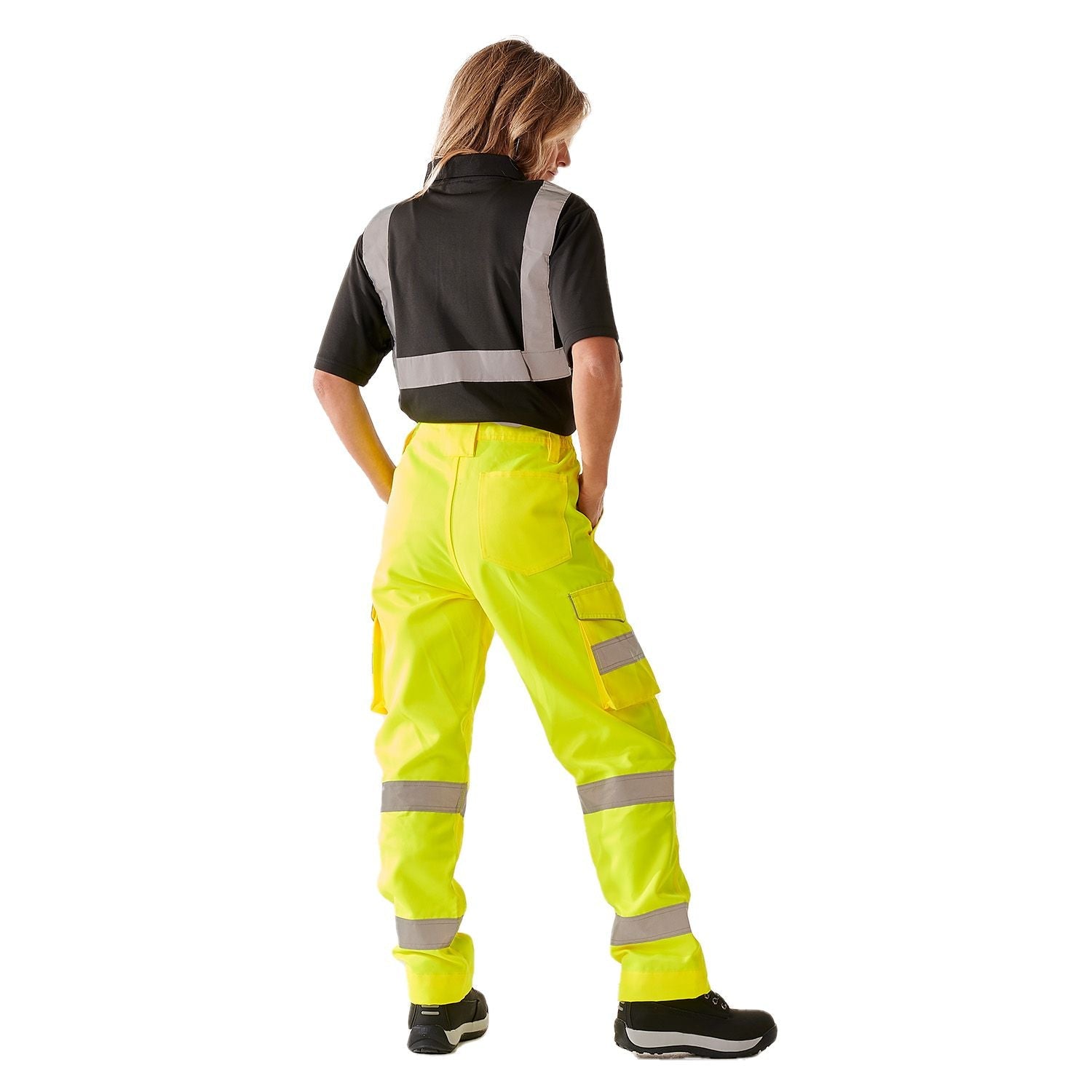 Supertouch Ladies Hi Vis Yellow Hana Combat Trouser