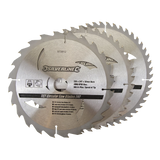 Silverline TCT Circular Saw Blades 24, 40, 48T 3Pk