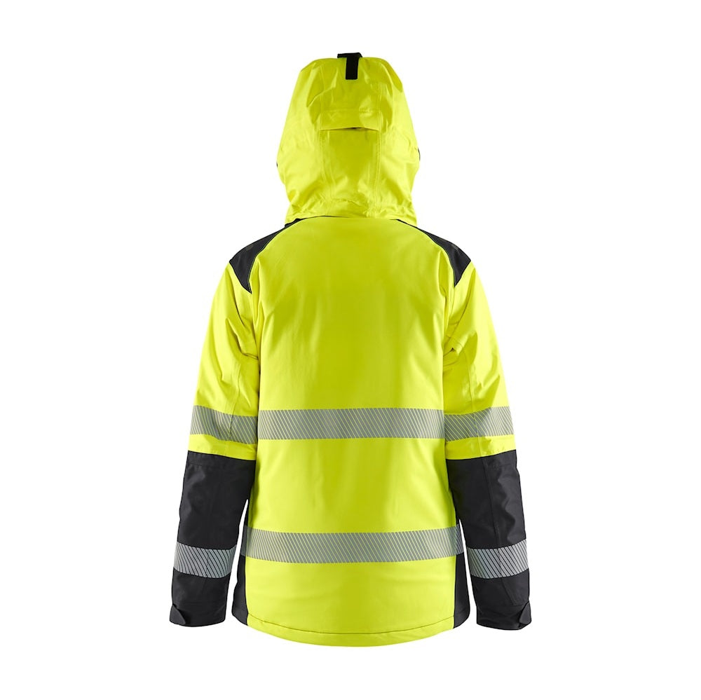 Blaklader Women's Winter Jacket Hi-Vis 4456 #colour_hi-vis-yellow-black