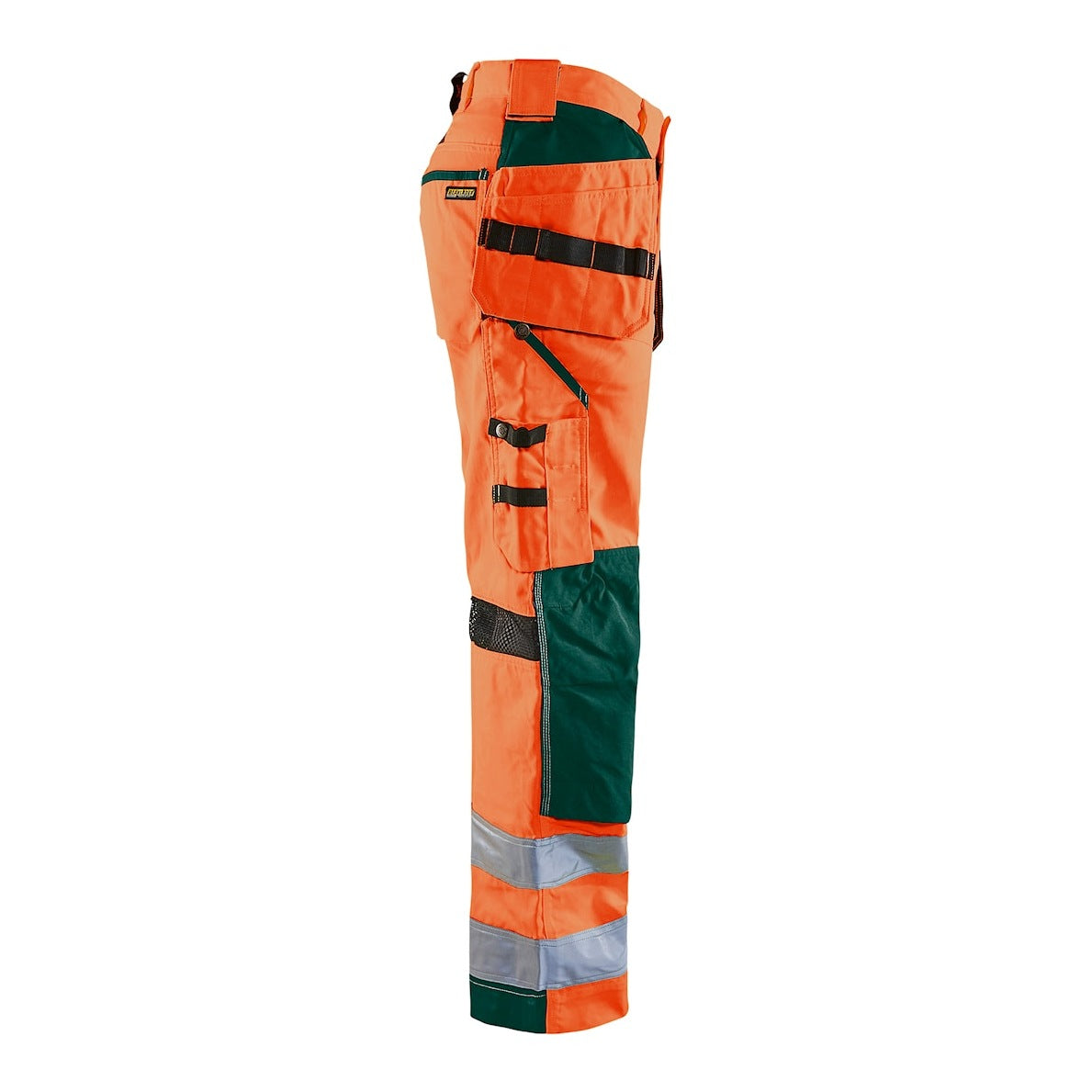 Blaklader Ventilated Hi-Vis Trousers 1565 #colour_orange-green