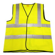Sealey Hi-Vis Waistcoat (Site and Road Use) Yellow - Large