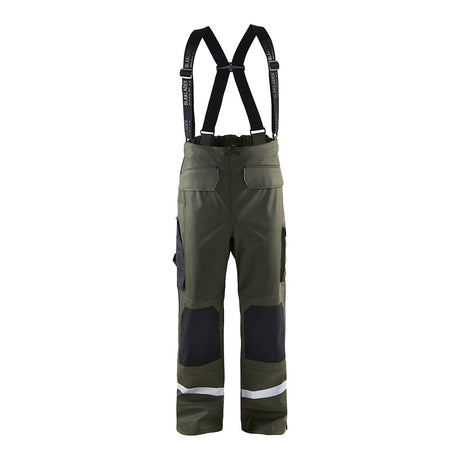 Blaklader Rain Trousers Level 2 1305 #colour_army-green