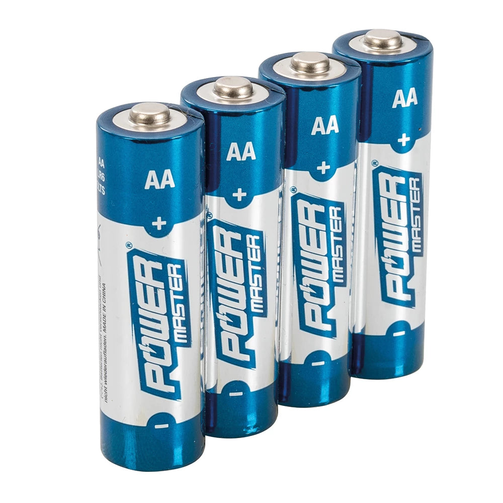 Powermaster AA Super Alkaline Battery Lr6 4Pk