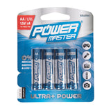 Powermaster AA Super Alkaline Battery Lr6 4Pk