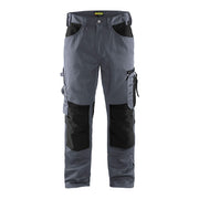 Blaklader Trousers without Nail Pockets 1556 #colour_grey-black