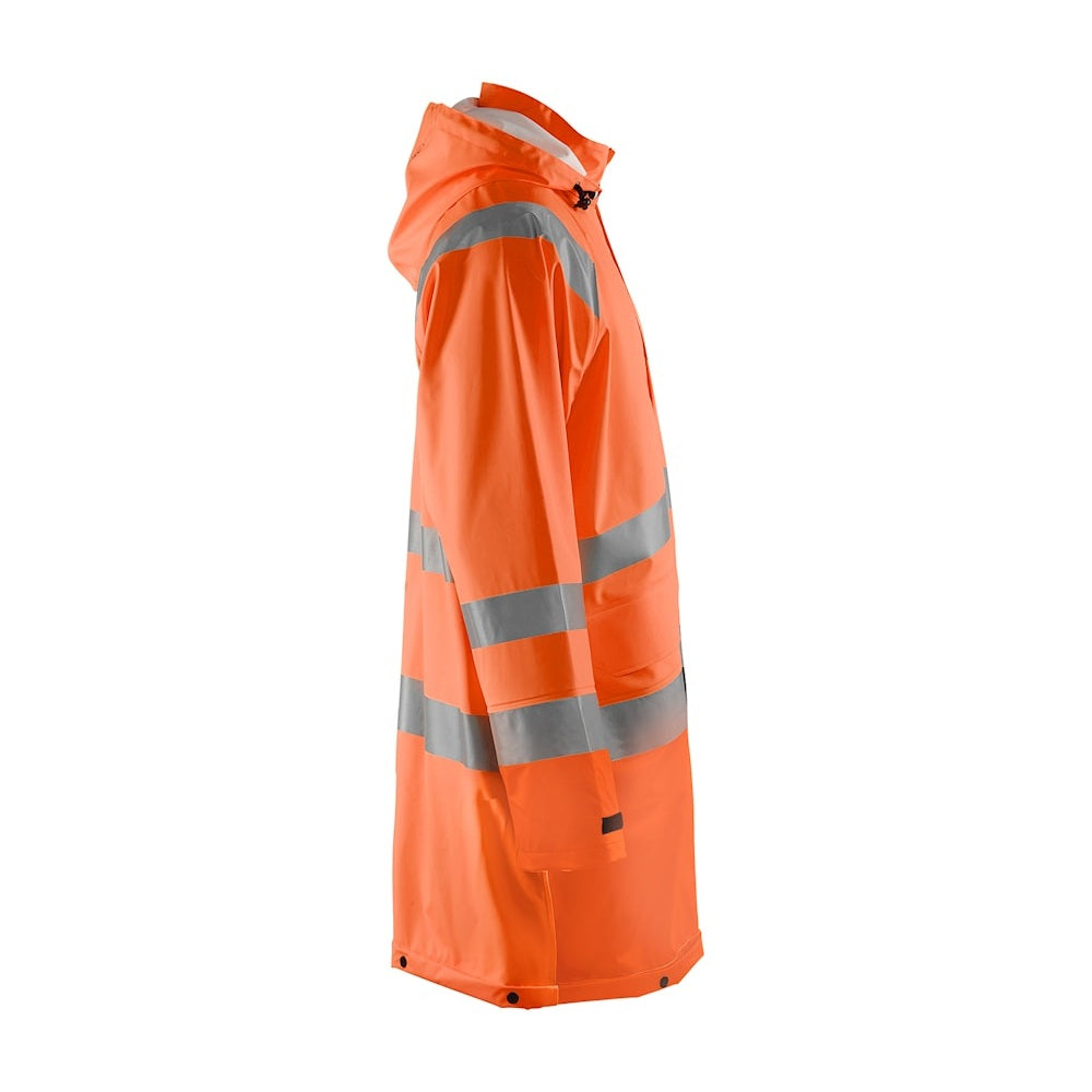 Blaklader Rain Jacket Hi-Vis Level 1 4324 #colour_orange