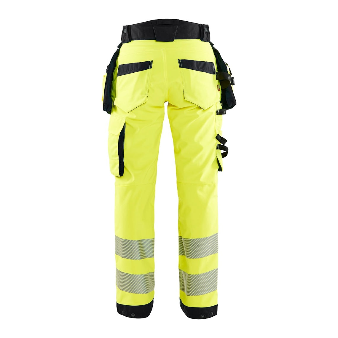 Blaklader Softshell Hi-Vis Trousers Women 7118 #colour_hi-vis-yellow-black