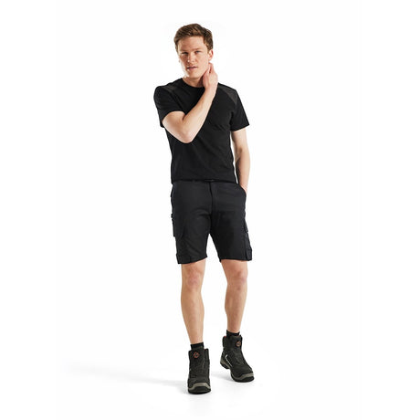Blaklader Industry Shorts Stretch 1446 #colour_black
