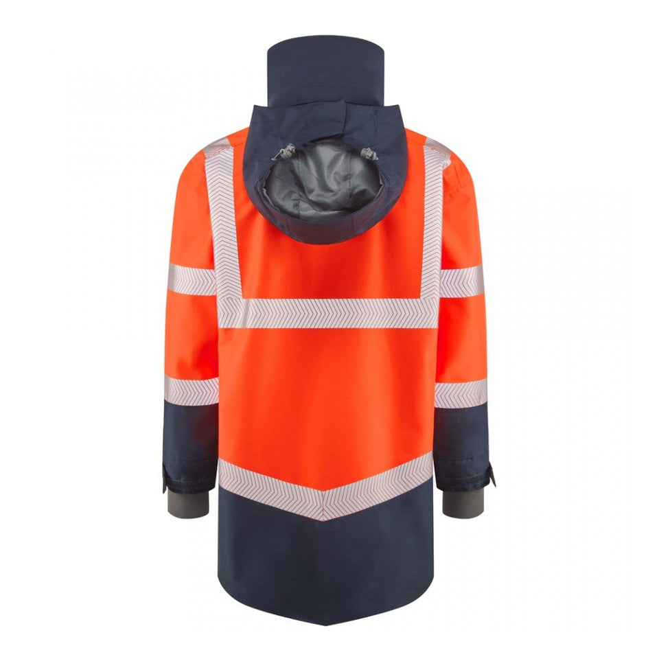 Leo Workwear CLOVELLY Leo EcoViz 15K Performance+ Breathable Anorak