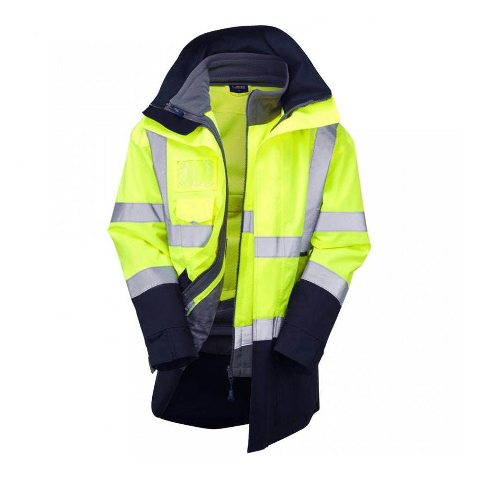 Leo Workwear CLOVELLY + HARTLAND Leo 3-in-1 Anorak + Fleece Jacket