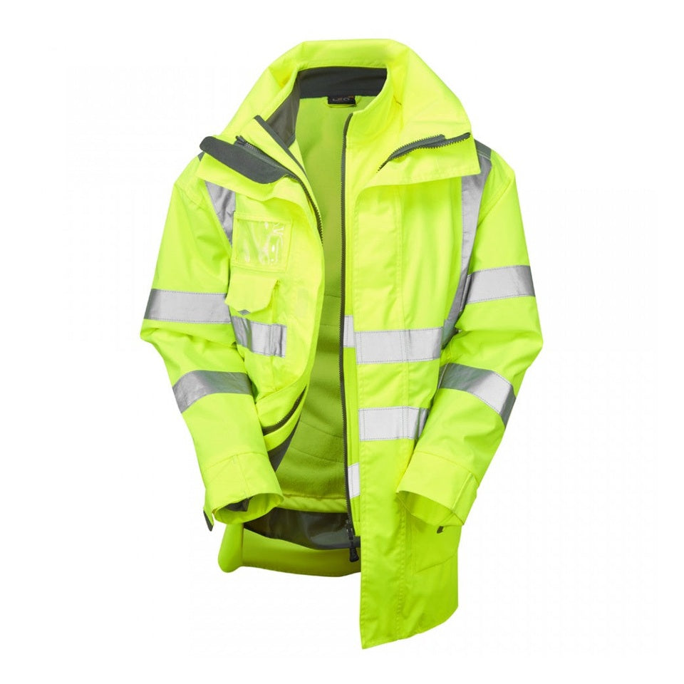Leo Workwear CLOVELLY + BUCKLAND Leo 3-in-1 Anorak + Softshell Jacket