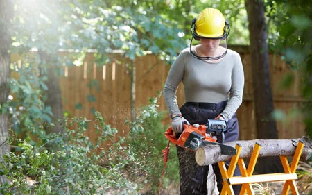 FLYMO EasiSaw 350E | Powerful & Safe 1800W Electric Chainsaw