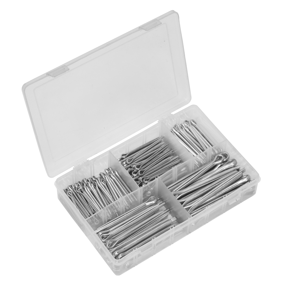 Sealey Split Pin Assortment 230pc Large Sizes Metric & Imperial