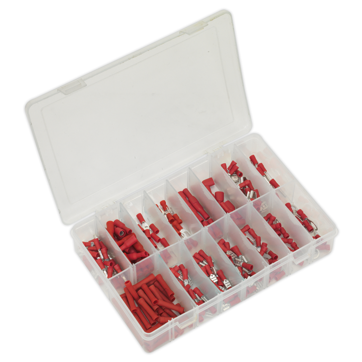 Sealey Crimp Terminal Assortment 260pc Red