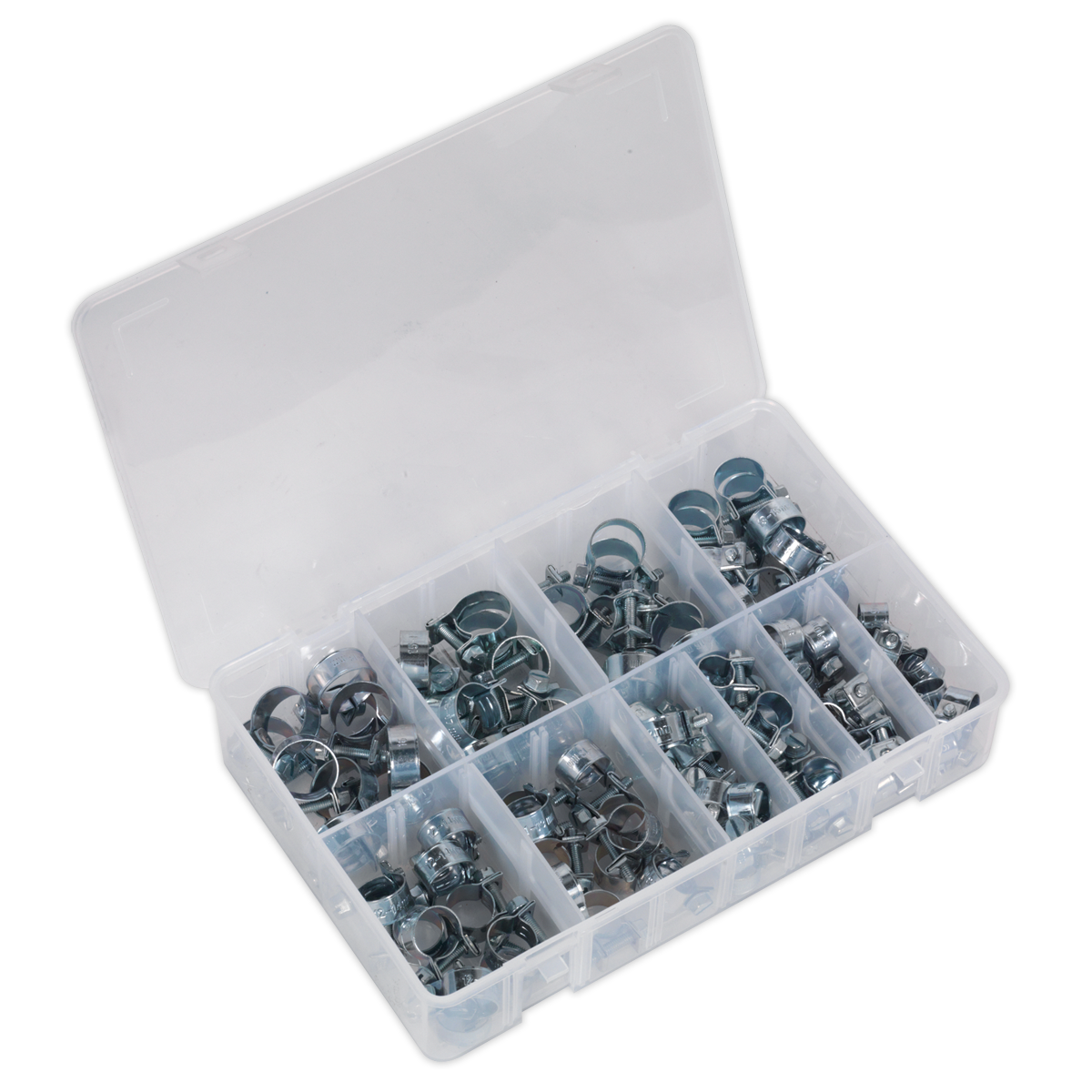 Sealey Mini Hose Clip Assortment 100pc