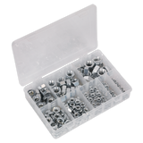 Sealey Steel Nut Assortment 255pc M4-M16 Metric