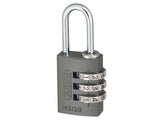 ABUS Mechanical 145/20 20mm Aluminium Combination Padlock Titanium 46576